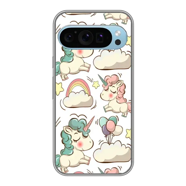 Чохол з принтом «Єдиноріжки» для Google Pixel 9 Чохол з принтом «Єдиноріжки» для Google Pixel 9
