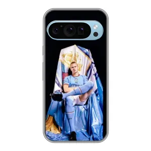 Чехлы с футболистом Ерлинг Холанд для Google Pixel 9 (AlphaPrint) (футболист Холанн)