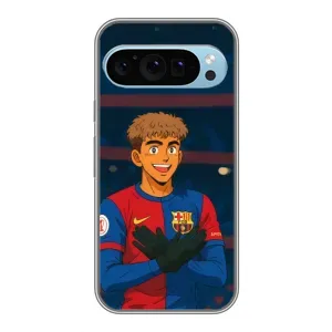Чехол с футболистом Ламин Ямаль Google Pixel 9 (Футболист Ямаль)