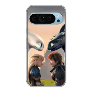 Чехол как приручить дракона на Google Pixel 9 (Иккинг и Астрид)