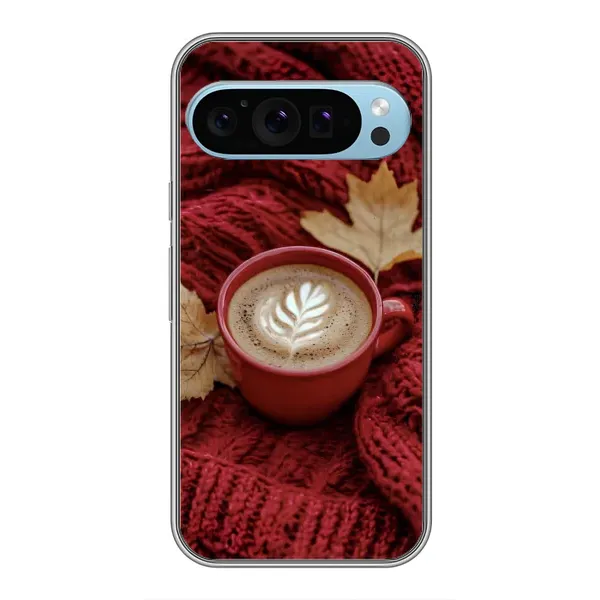 Чехол с принтом «Кофе на пледе» для Google Pixel 9