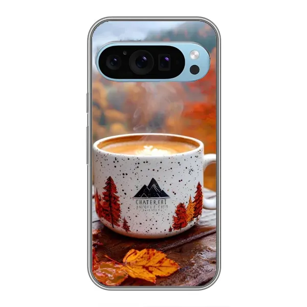 Чехол с принтом «Кофе на природе» для Google Pixel 9