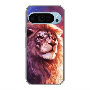 Чохол з картинкою ЛЕВ для Google Pixel 9 (VPrint) (Красочний Лев)