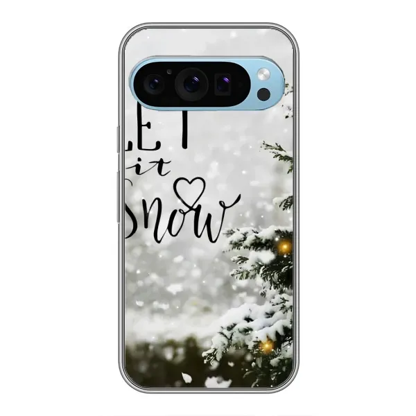 Чохол з принтом «Let it snow» для Google Pixel 9