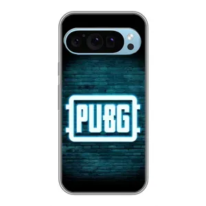 Чехол PUBG для Гугл Пиксель 9 (AlphaPrint) (Лого PUBG)