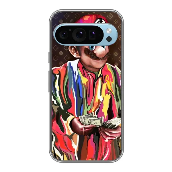 Чохол з принтом «Mario LV» для Google Pixel 9