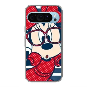 Эксклюзивный чехол для Google Pixel 9 (AlphaPrint - Мультяшные) (Маус в очках)