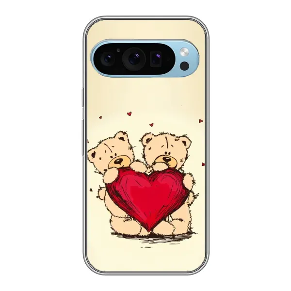 Чохол з принтом «Медвежата» для Google Pixel 9