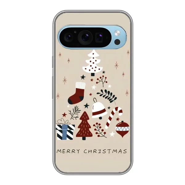 Чохол з принтом «Merry Christmas» для Google Pixel 9