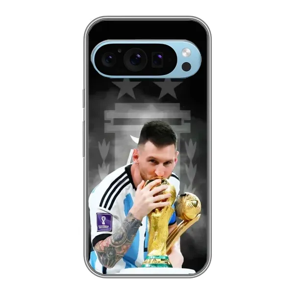 Чохол з принтом «Мессі Чемпіон» для Google Pixel 9