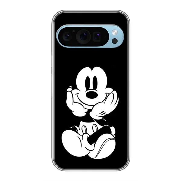 Чохол з принтом «Маус на чорному» для Google Pixel 9
