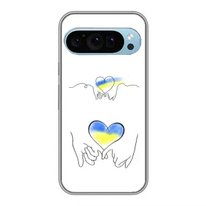 Чехол для Патриота Украины Google Pixel 9 - (AlphaPrint) (Мир Украине)