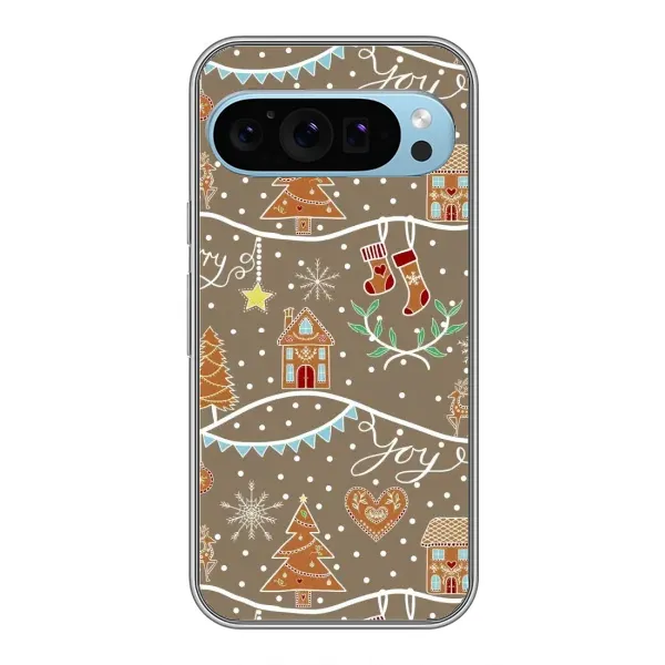 Чохол з принтом «Новорічні пряники» для Google Pixel 9