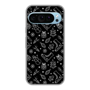 Новорічні, Святкові Чохли для Google Pixel 9 - 2024 год (Новорічний фон)