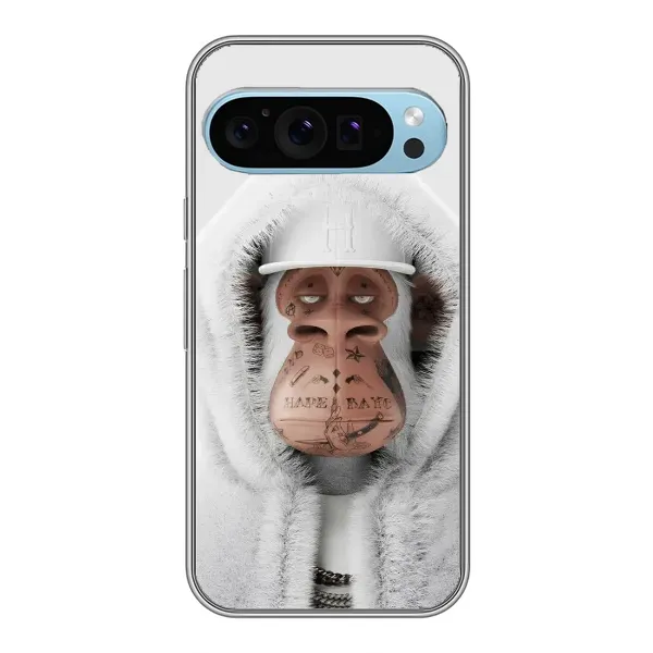 Чохол з принтом «мавпа NFT в тату» для Google Pixel 9