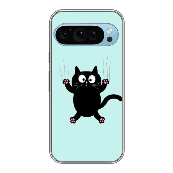 Чохол з принтом «Падаючий кіт» для Google Pixel 9