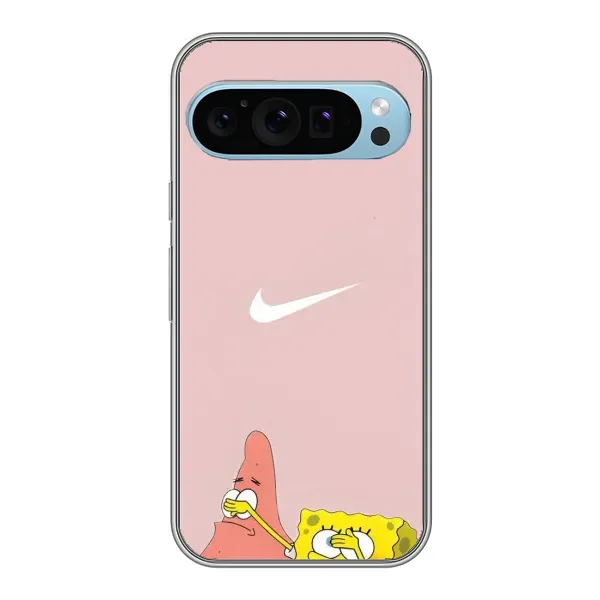 Чехол с принтом «Патрик и Губка» для Google Pixel 9
