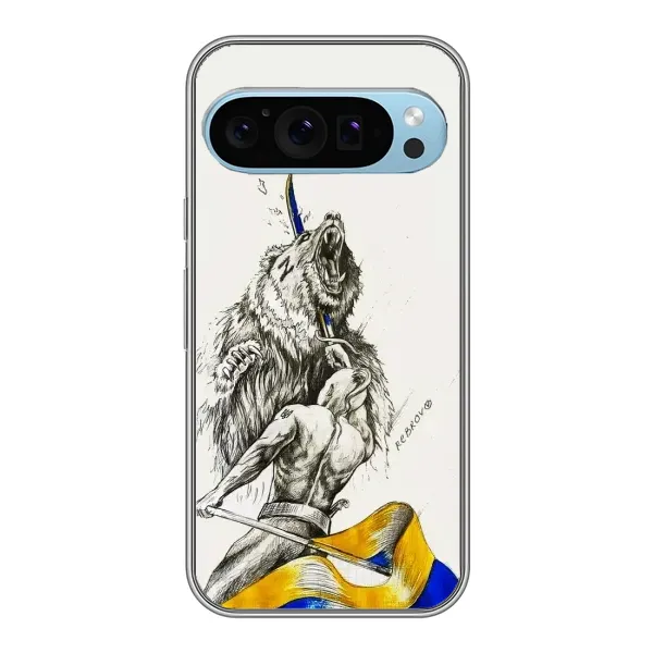 Чехол с принтом «Победа» для Google Pixel 9