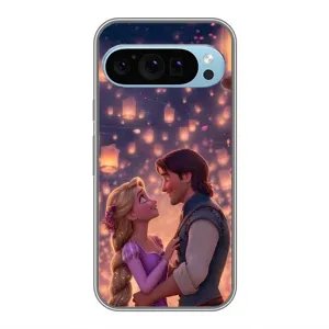 Чохол Рапунцель для Google Pixel 9 (Принцеса та принц)