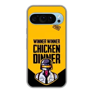 Чехол PUBG для Гугл Пиксель 9 (AlphaPrint) (Pubg шлем)