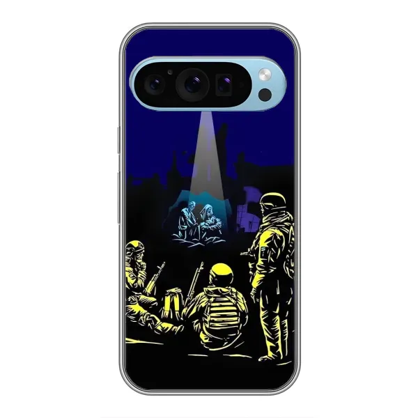 Чохол з принтом «Різдво в Україні» для Google Pixel 9