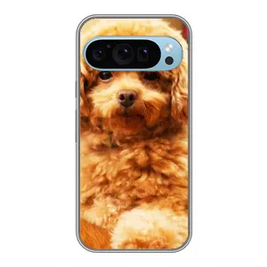 Чехлы с собаками для Google Pixel 9 (VPrint) (Щенок Бишон)