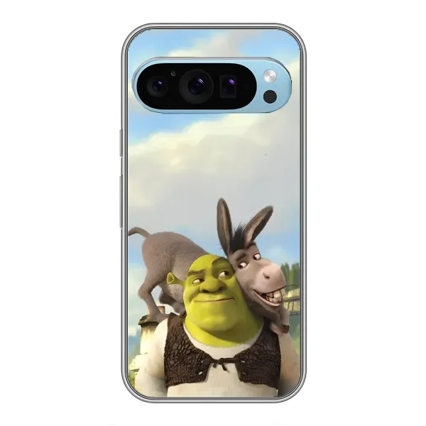 Чехол с принтом «Шрек и Осел» для Google Pixel 9