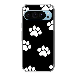 Чехлы с собаками для Google Pixel 9 (VPrint) (Следы собаки)