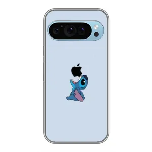 Чохол з принтом Стіч на Google Pixel 9 (Stitch apple)
