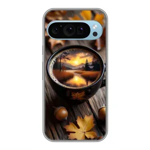 Чехол с принтом «Темный кофе» для Google Pixel 9