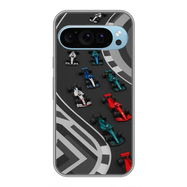 Чохол з принтом «Траса Ф1» для Google Pixel 9