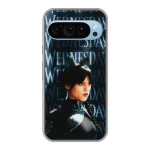 Чохли Венсдей на Google Pixel 9 Уенсдей (AlphaPrint) (Венздей кішка)