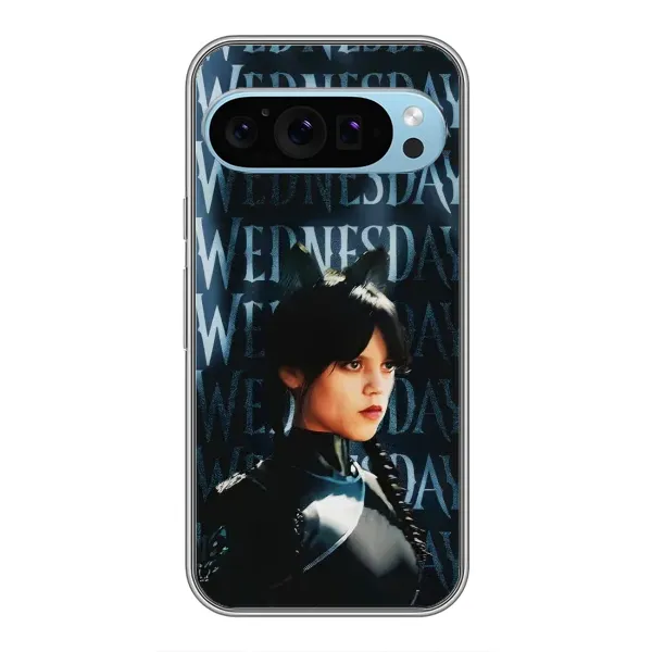 Чохол з принтом «Венздей кішка» для Google Pixel 9