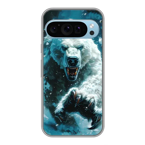 Чехол с принтом «Полярный медведь» для Google Pixel 9