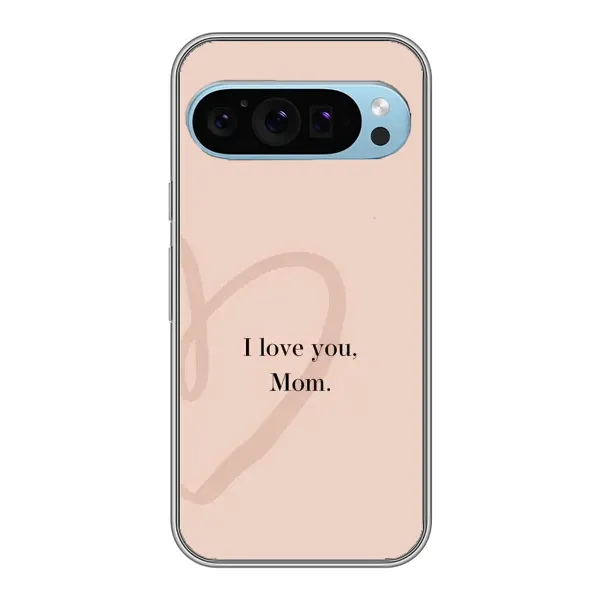 Чохол з принтом «Серце мамі» для Google Pixel 9 Чохол з принтом «Серце мамі» для Google Pixel 9