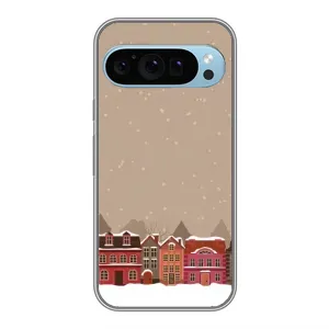 Новорічні, Святкові Чохли для Google Pixel 9 - 2024 год (Зимове місто)