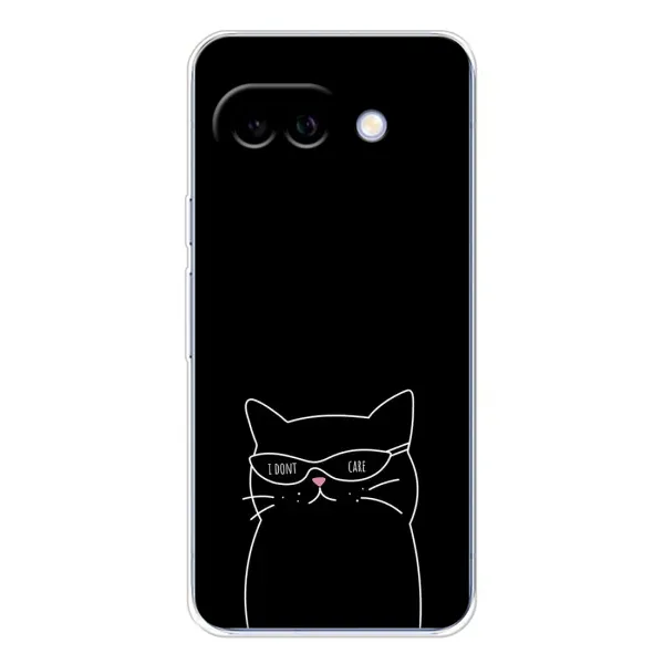 Чохол з принтом «Байдужий кіт» для Google Pixel 9A