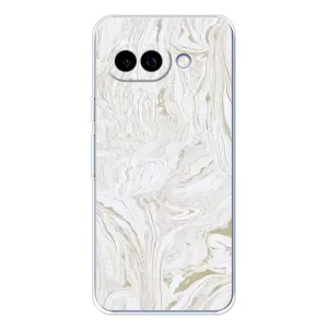 Мраморний чехол на Google Pixel 9A (VPrint) (Білий мрамор)
