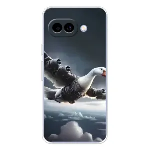 Чехол с мемом Тралалело тралала на Google Pixel 9A (Бомбардини гусини)
