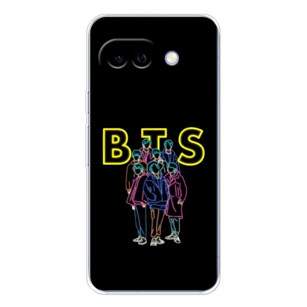 Чехол с принтом «BTS стайл» для Google Pixel 9A Чехол с принтом «BTS стайл» для Google Pixel 9A