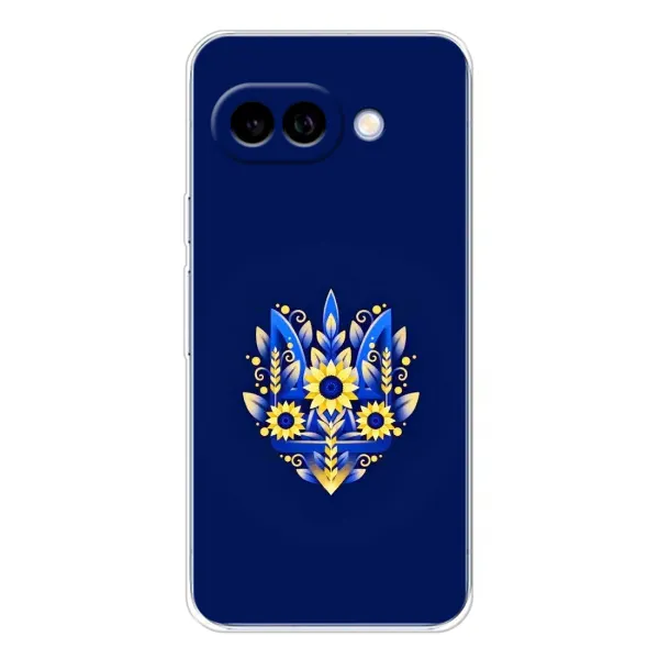 Чехол с принтом «Цветочный Герб» для Google Pixel 9A