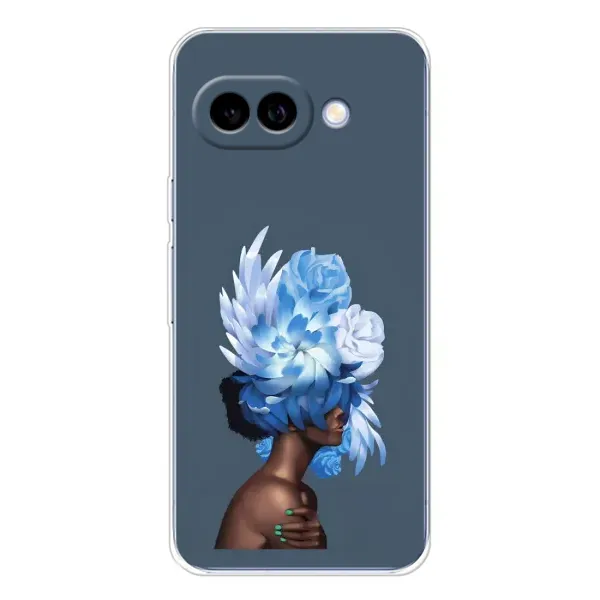 Чехол с принтом «Цветы на голове» для Google Pixel 9A