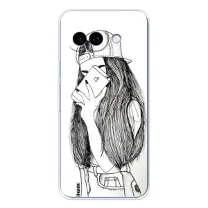 Чохол з друком для Google Pixel 9A - (Мода) (AlphaPrint) (Фото дівчини)