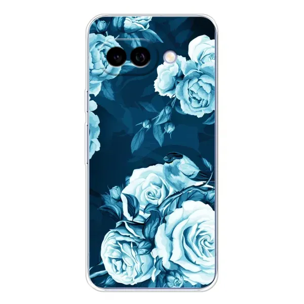 Чехол с принтом «Голубые Бутоны» для Google Pixel 9A