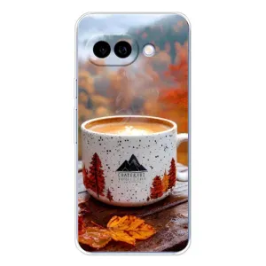 Чехол с уникальным дизайном «Осень с кофе» для Google Pixel 9A (Кофе на природе)
