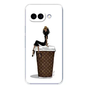 Чехлы Луи Витон для Google Pixel 9A (AlphaPrint - LOUIS VUITTON) (кофе LOUIS VUITTON)