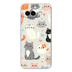 Чехол с рисунком кот на Google Pixel 9A
