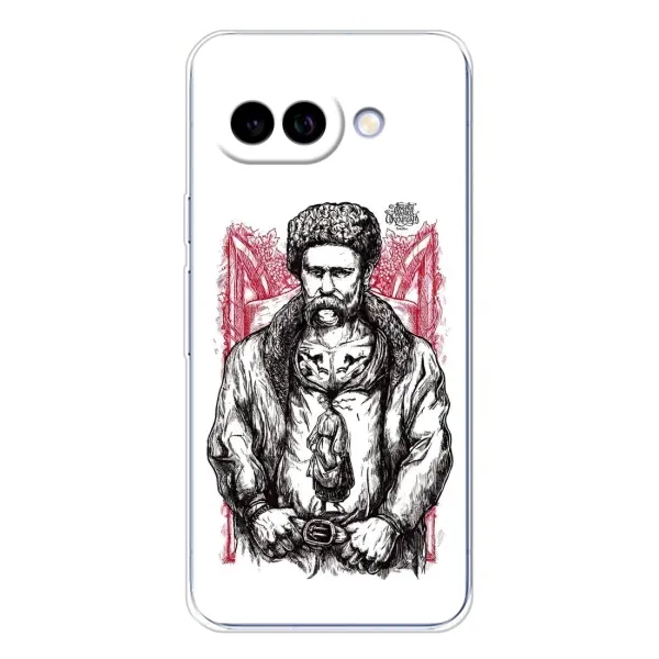 Чохол з принтом «Козак Шевченко» для Google Pixel 9A Чохол з принтом «Козак Шевченко» для Google Pixel 9A