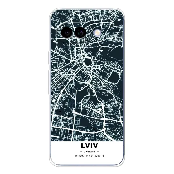 Чехол с принтом «Львов» для Google Pixel 9A