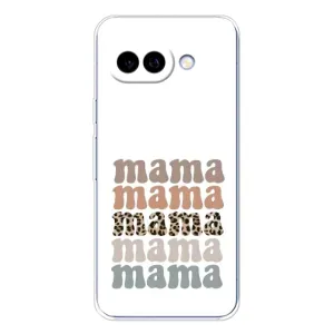 Чохли для мами на Google Pixel 9A (Текстовий колаж мама)